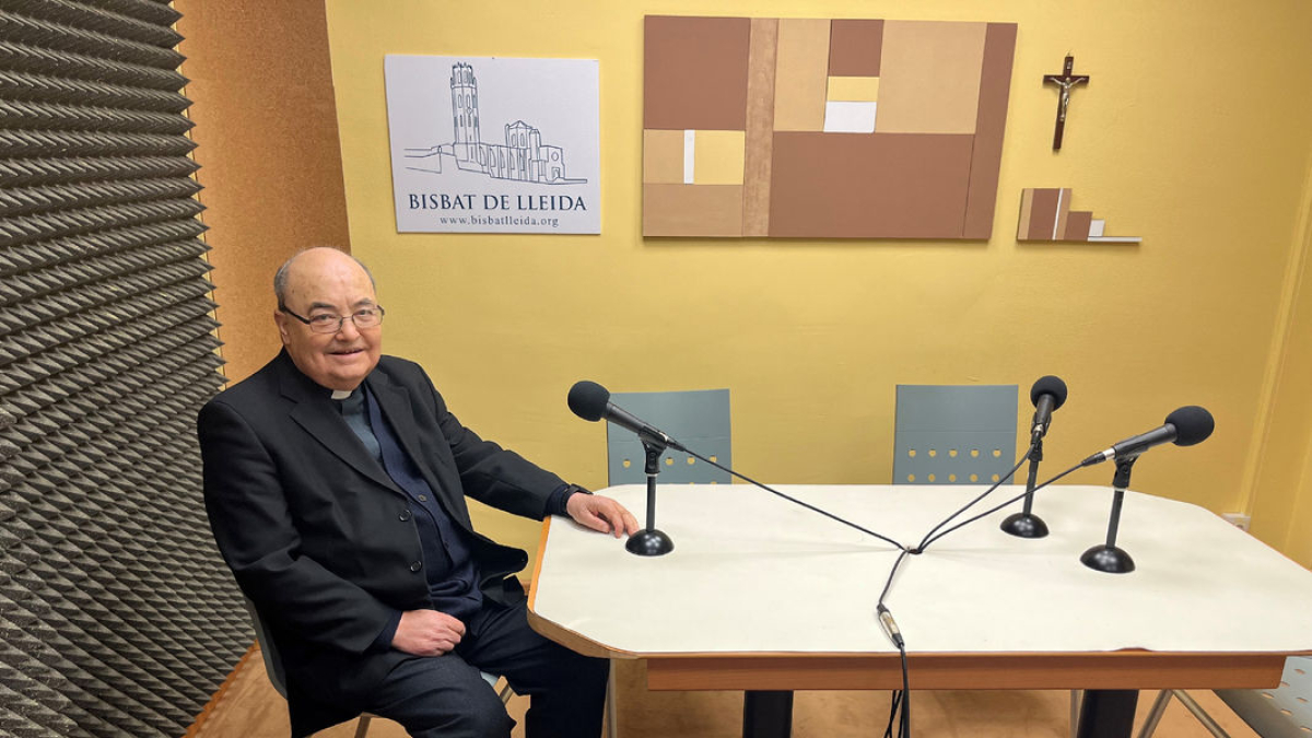 El párroco Gerard Soler de la parroquia Santa Maria de Gardeny. - BISBAT DE LLEIDA