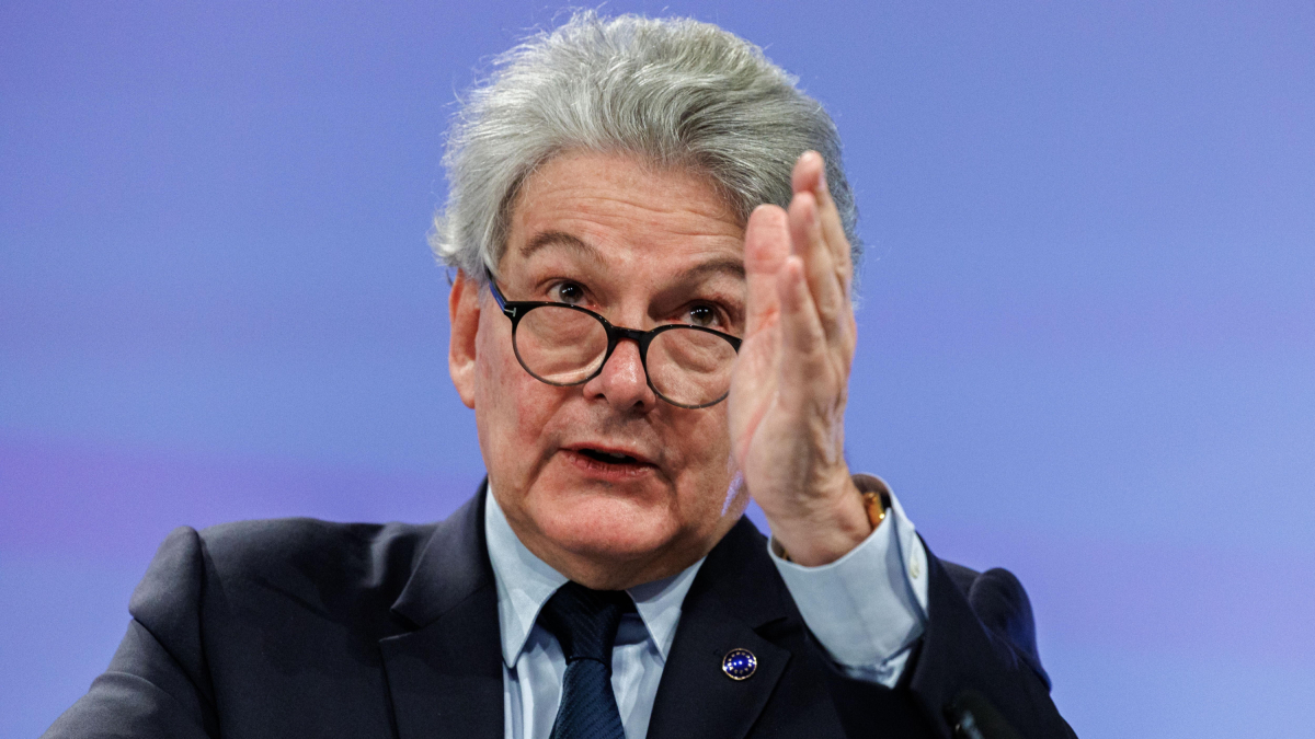El comisario europeo de Mercado Interior, Thierry Breton, en una imagen de archivo.