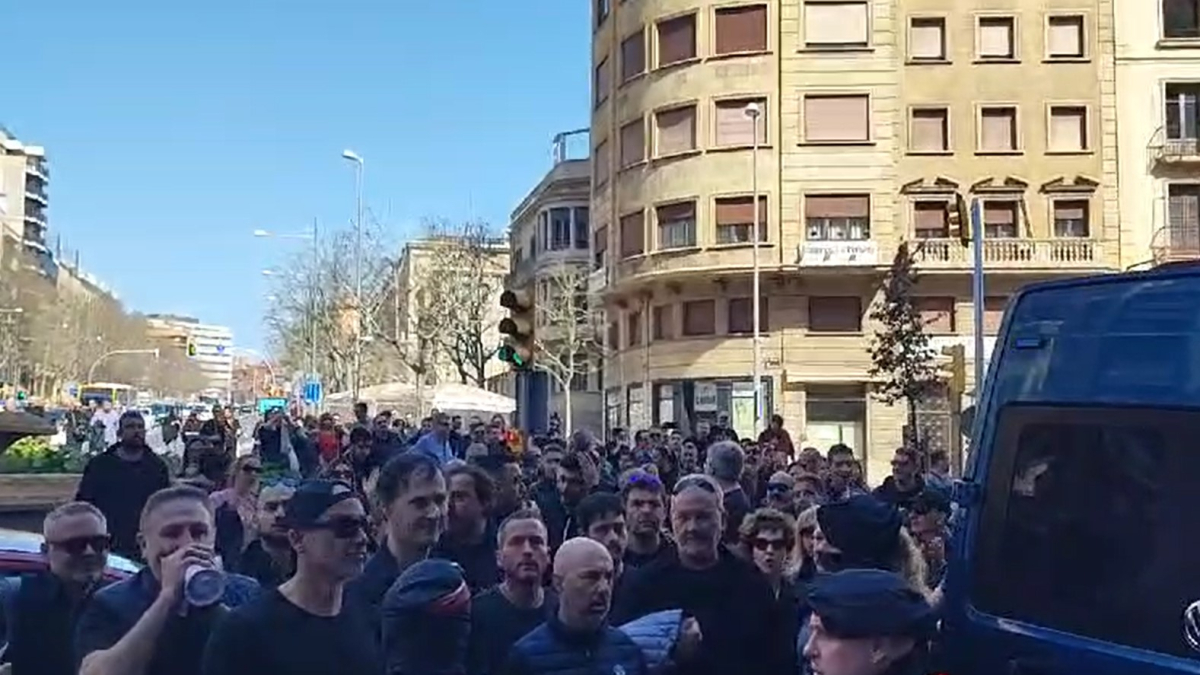Funcionaris de presó es manifesten a Lleida