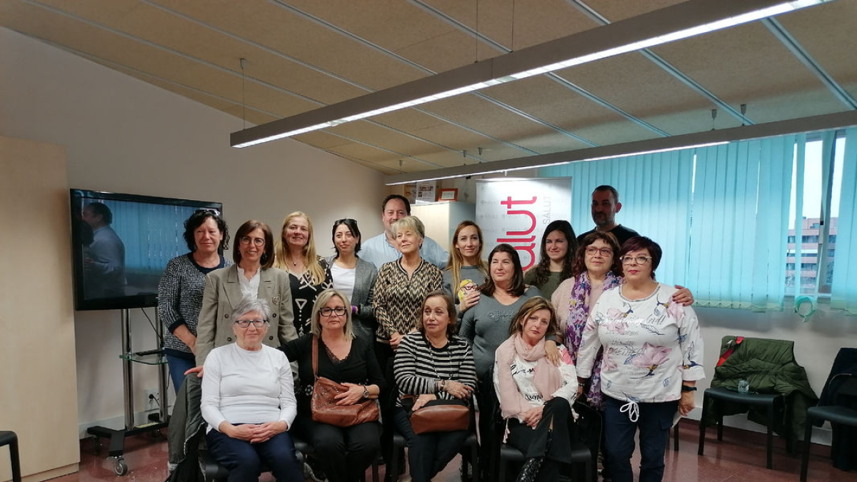 Alguns dels integrants de l’Associació Long Covid de Lleida. - S.E.