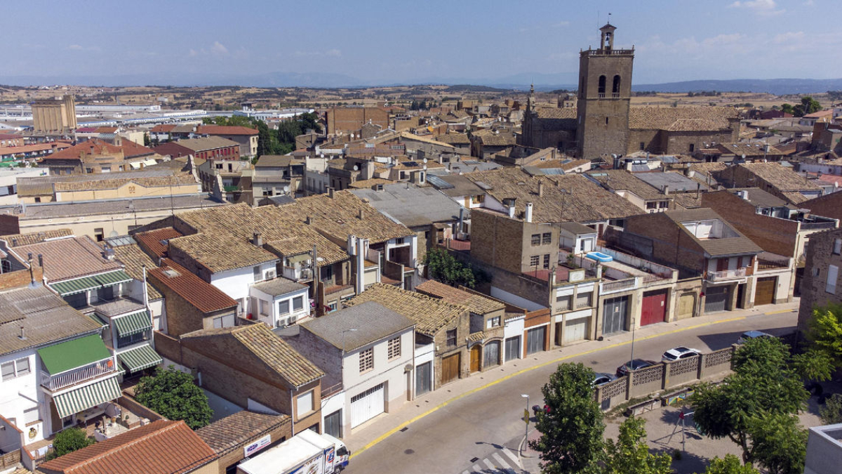 Vista aèria de Guissona. - X. S.