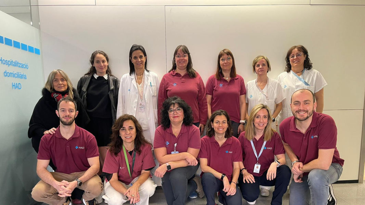 Equip del servei d’hospitalització a domicili de Lleida. - SALUT