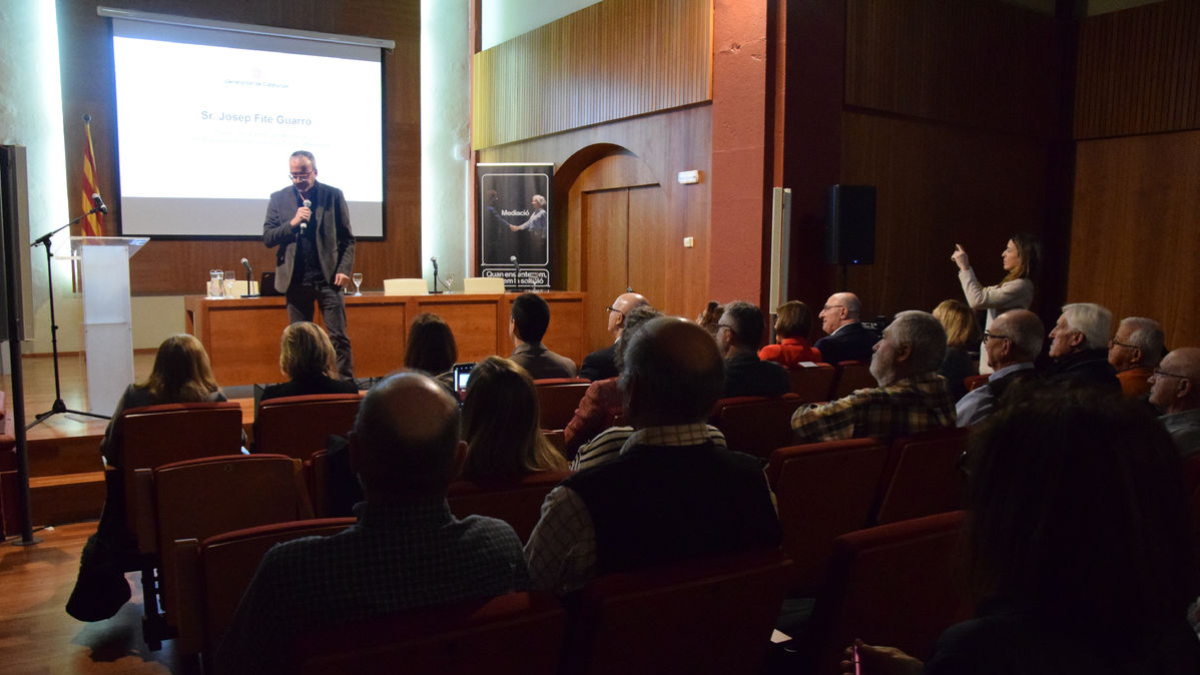 La jornada es va celebrar ahir a la sala de la Immaculada de la capital de l’Alt Urgell. - C.SANS