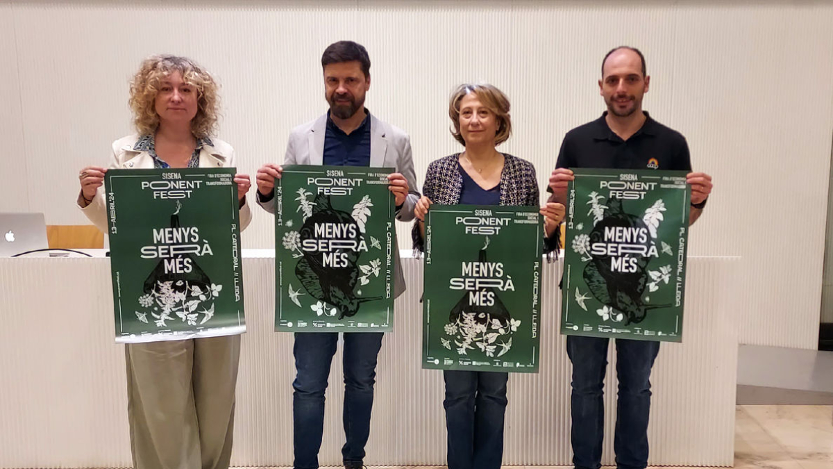 Presentació ahir de la sisena edició de la Ponent FEST. - PAERIA