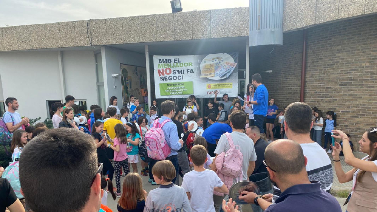 En la escuela Espiga también protestaron. - H.C.