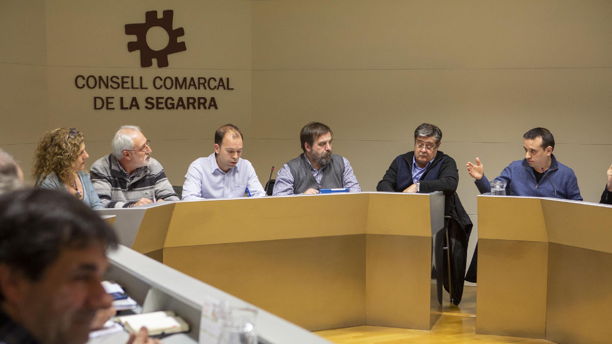 L’alcalde de Sant Ramon el 2015, Aleix Bochaca, a la dreta, va ser l’impulsor dels contenciosos. - X.S.