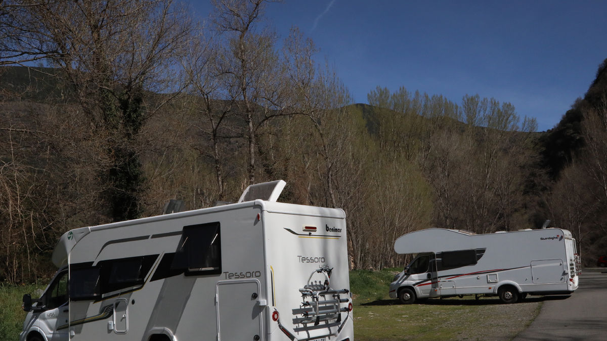 Turistas en el Parc d’Aventura de Rialp. - EDGAR ALDANA