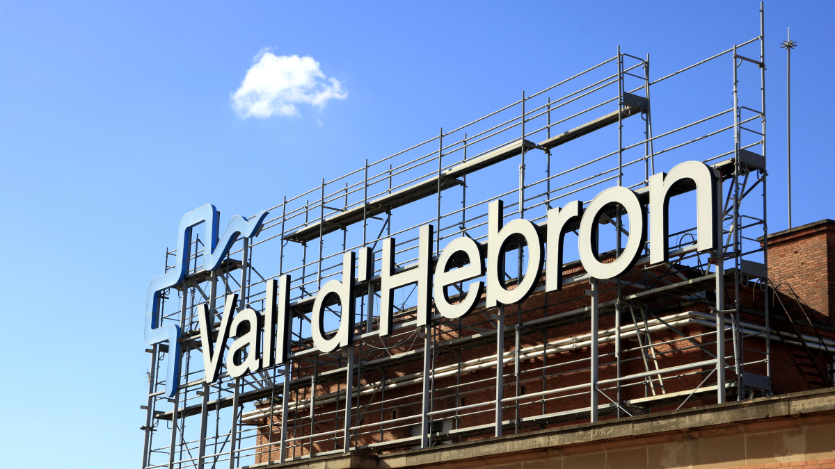 Cartel del Hospital Vall d'Hebron