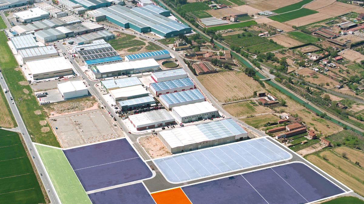 La parcela del sector Campllong III en Balaguer donde se ubicará la empresa.