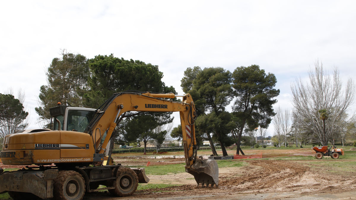 Les obres de renaturalització del parc de les Basses estaran acabades a finals d’any, segons la Paeria. - AMADO FORROLLA