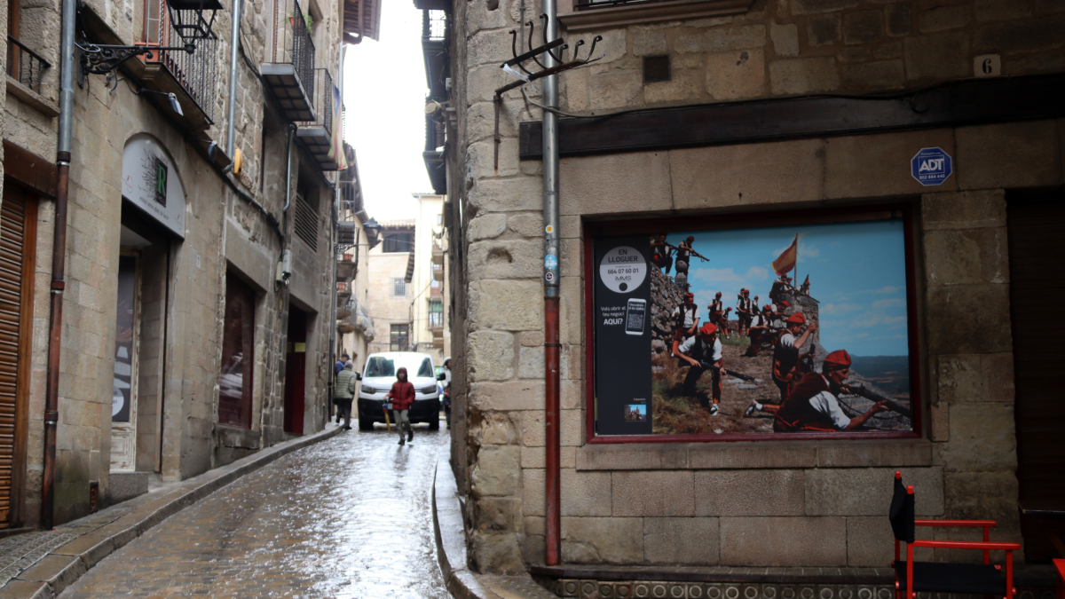 El casco antiguo de Solsona se ha llenado de fotografías de gran formato