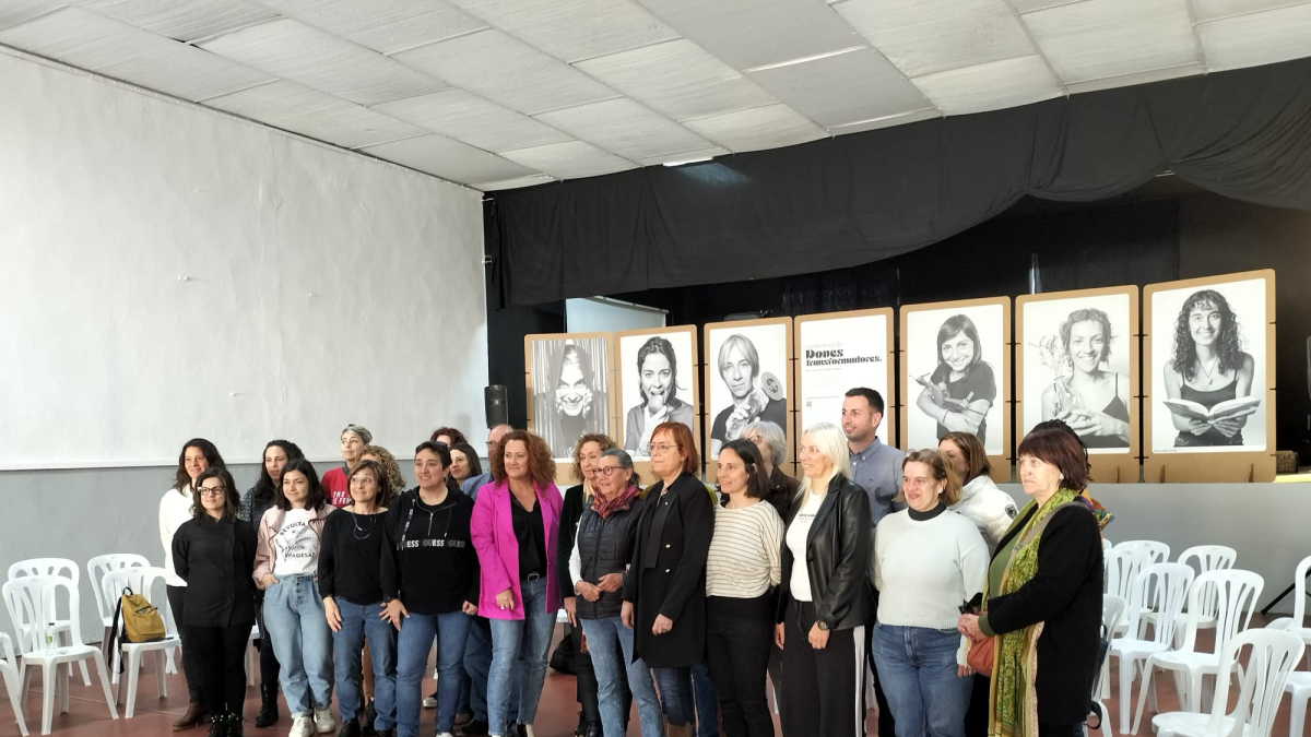 Imagen de la presentación de la instalación, en Arbeca