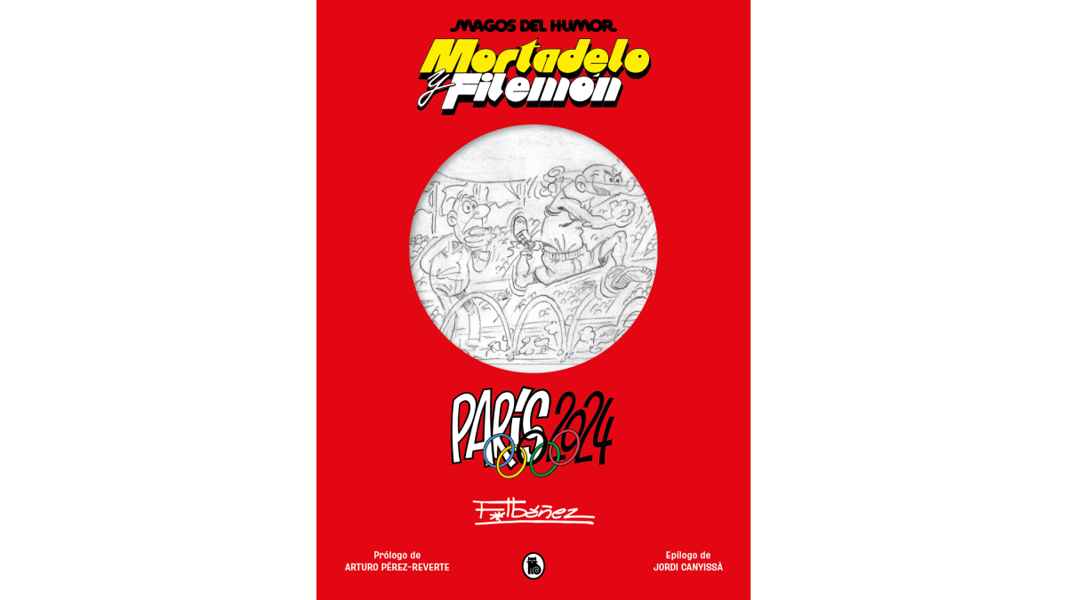 Portada de l'àlbum pòstum inconclús de Francisco Ibáñez 'París 2024'