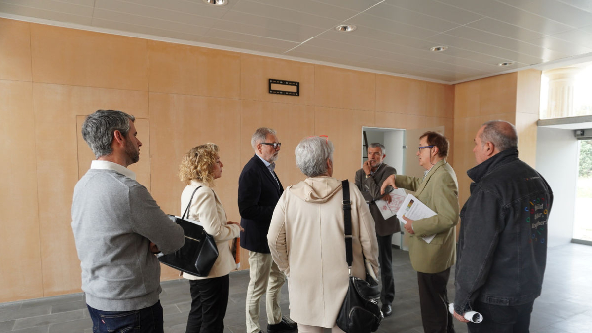 Larrosa va visitar les instal·lacions de l’Agrolivinglab de Gardeny. - AJUNTAMENT DE LLEIDA