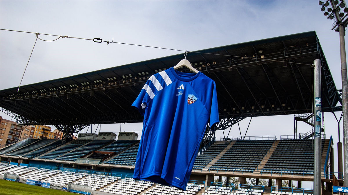 Imagen de la camiseta que el Lleida sacó a la venta. - LLEIDA ESPORTIU