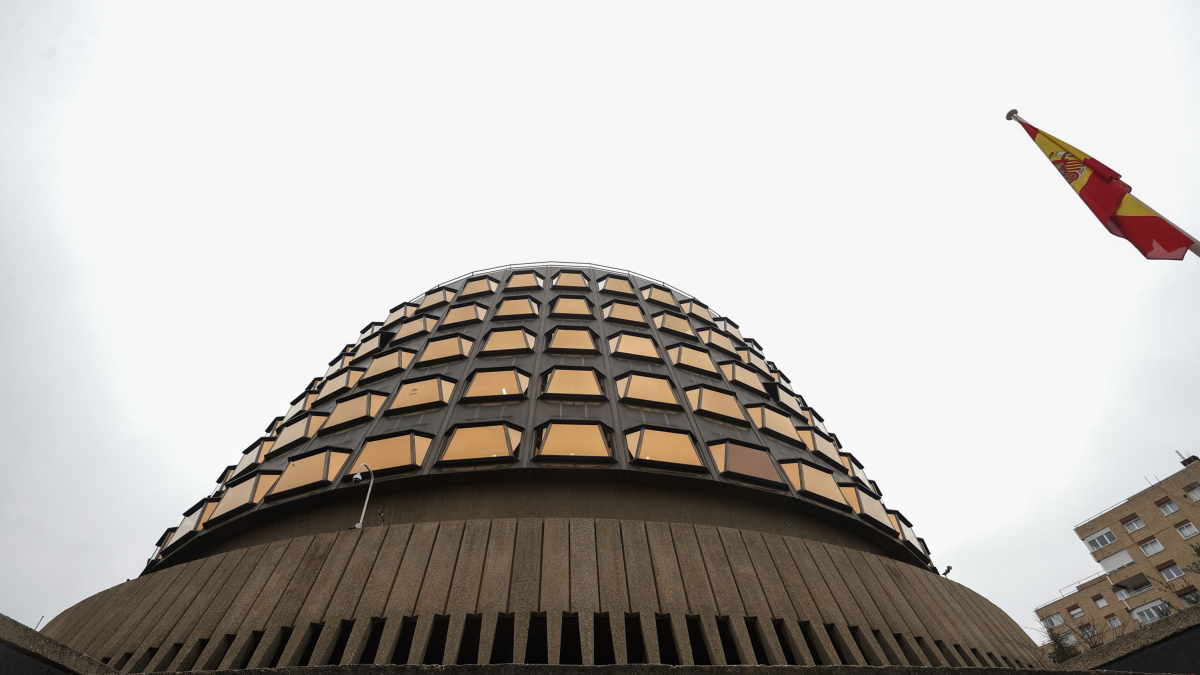 Exterior de la seu del Tribunal Constitucional .