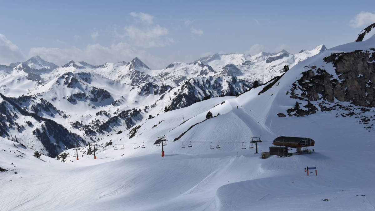 Una vista de la estación de esquí de Baqueira Beret esta temporada.