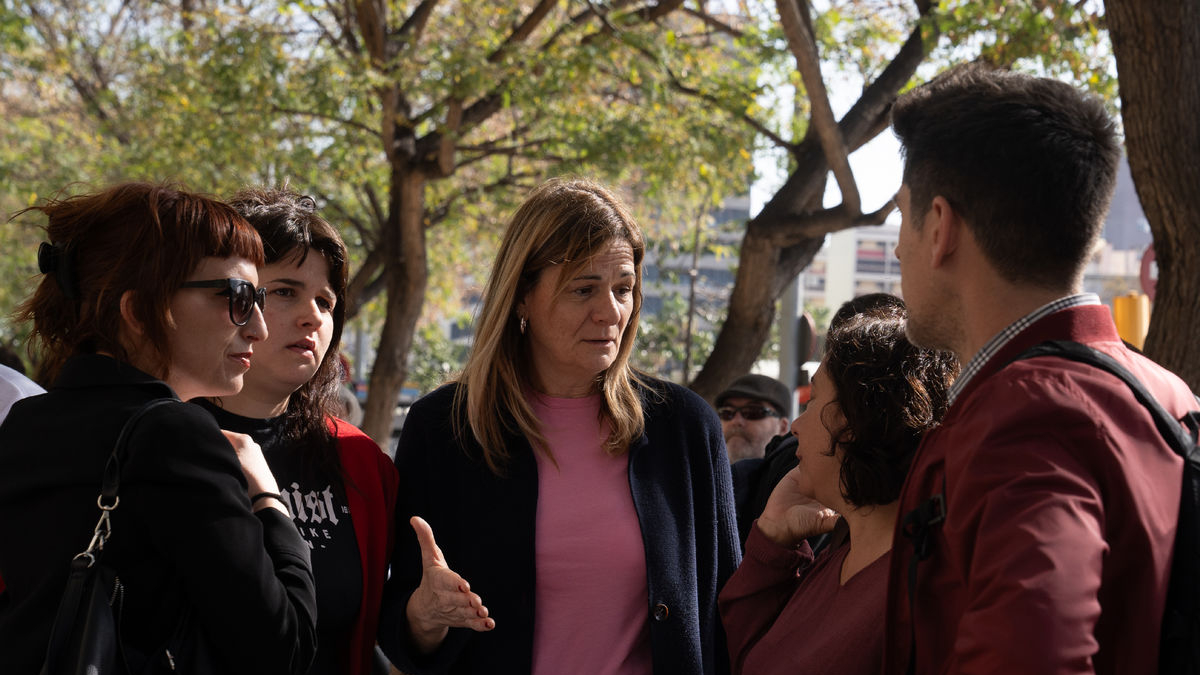 Cristina Casol, ahir a la Ciutat de la Justícia de Barcelona. - EUROPA PRESS