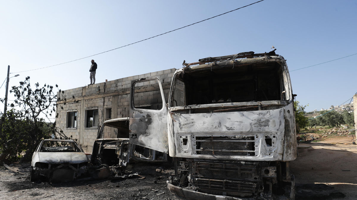 La recerca del nen israelià desaparegut va desencadenar violència. - EFE/EPA/ALAA BADARNEH