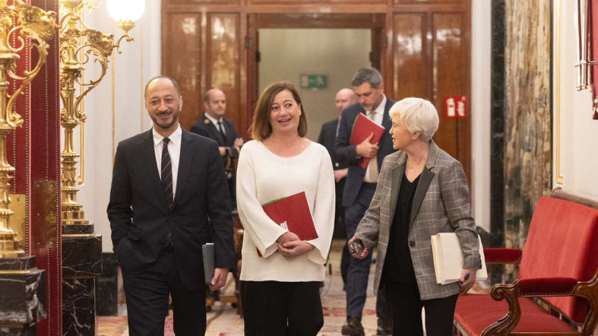 La Mesa del Congreso, que preside Francina Armengol, rechazará el conflicto planteado por el Senado. - EUROPA PRESS