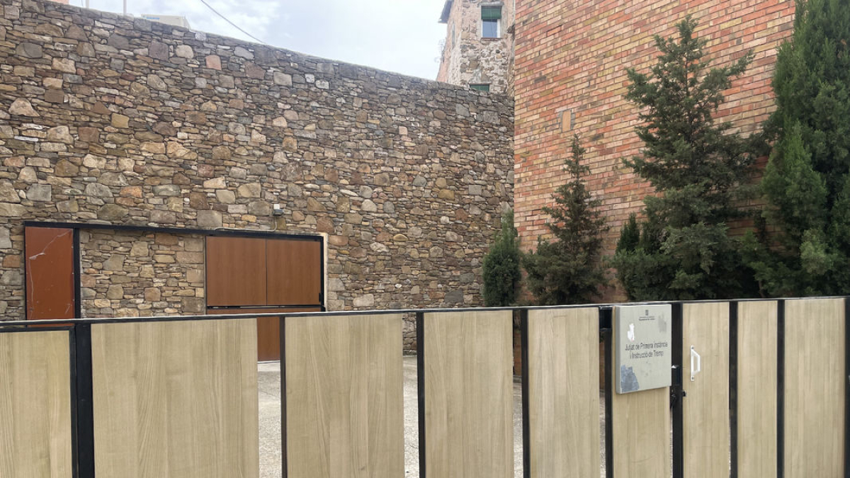 Imatge del jutjat de Tremp. - A. GUERRERO