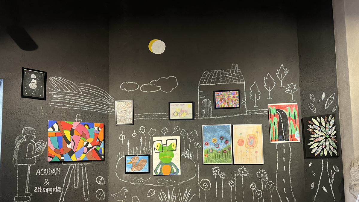 Mural elaborado por la asociación Acudam en el Gargar 2024 de Penelles.