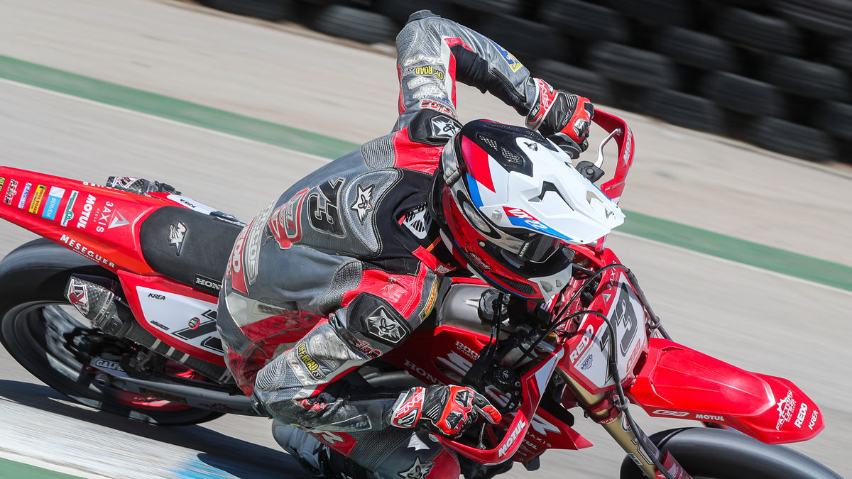 Un dels pilots de l’equip SGR Honda. - SGR