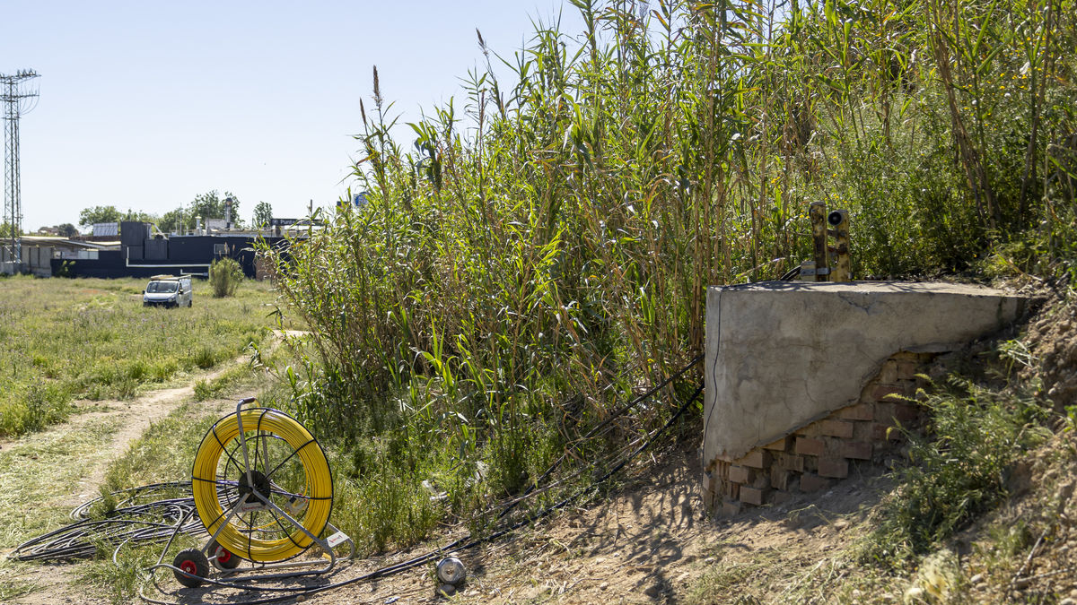 La galeria en la qual es va produir el foc es troba en una zona apartada i no hi ha senyalització.. - JORDI ECHEVARRIA