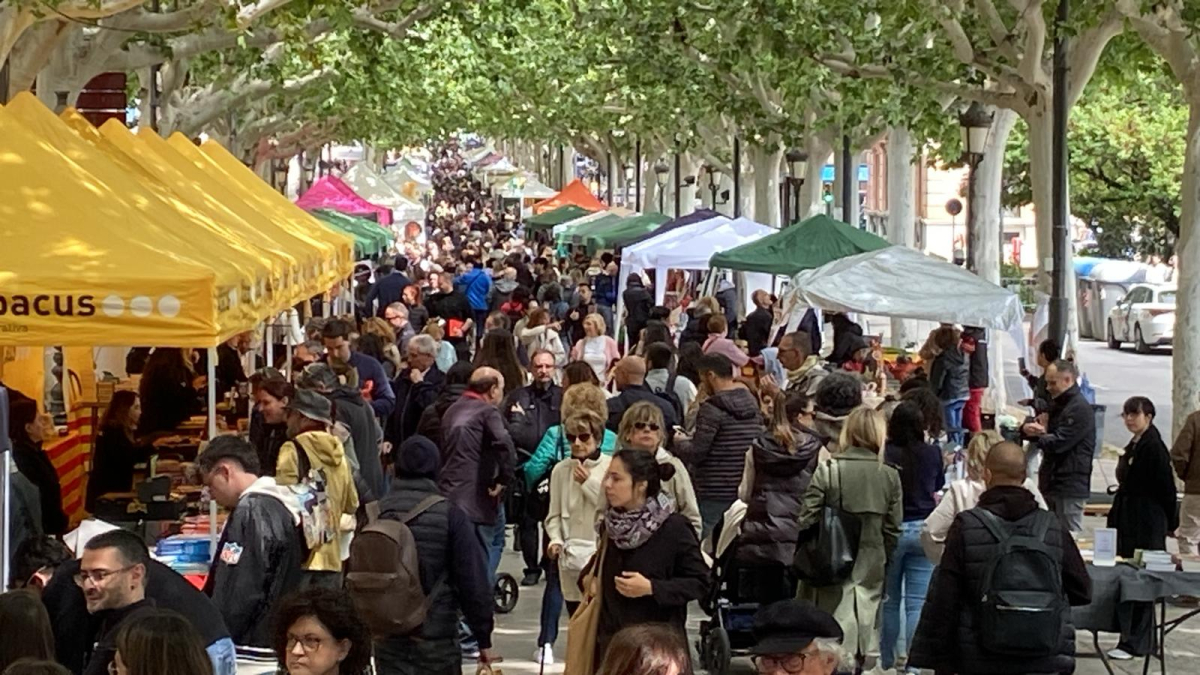 Buen ambiente en el Sant Jordi de Lleida