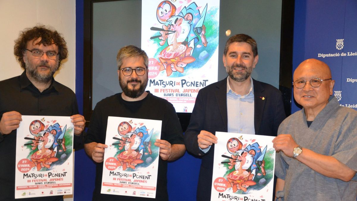 Presentación del tercer festival Matsuri, ayer en la Diputación. - DIPUTACIÓ DE LLEIDA