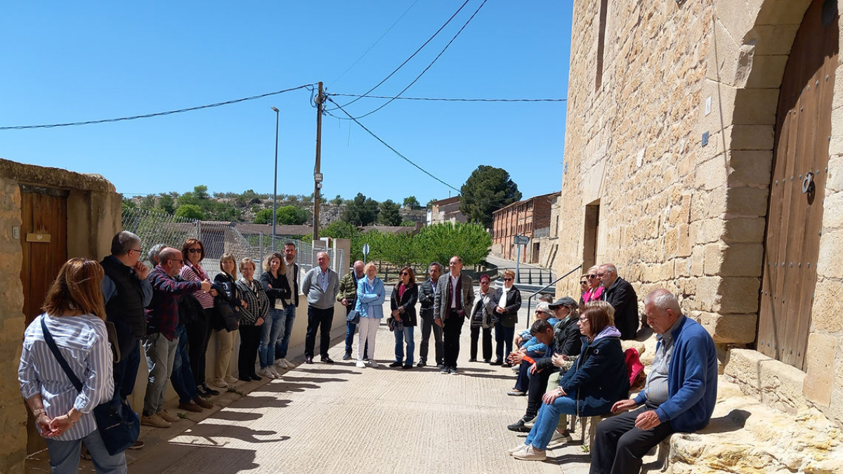 Una de les visites al castell de la Floresta. - A.C.L.F.