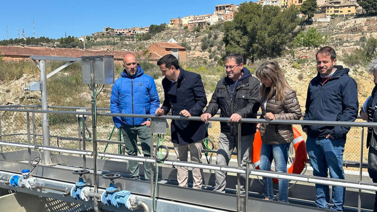 El director de la ACA, Samuel Reyes, visitó la instalación. - A.A