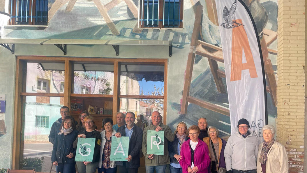 Presentació ahir de les activitats del Festival de Murals i Art Rural de Penelles. - FESTIVAL GARGAR