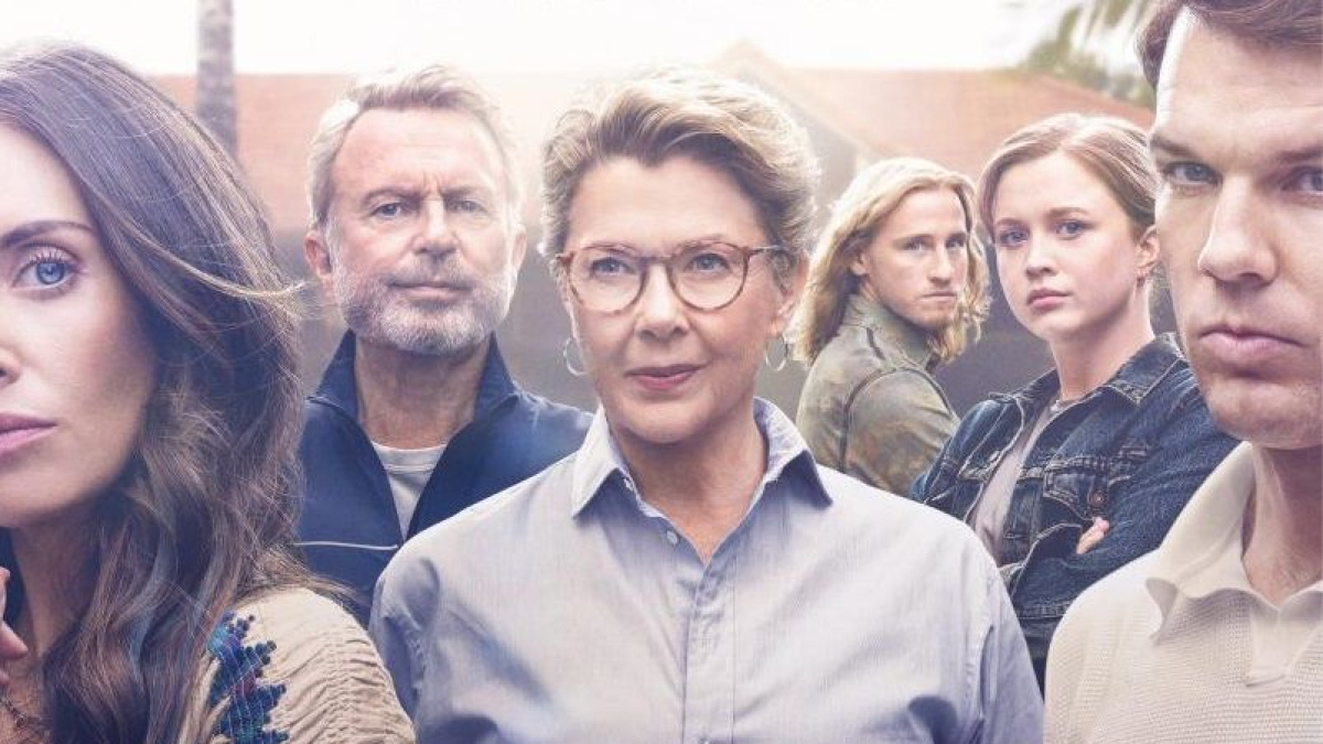 En el centro, Annette Bening (Joy) junto al resto de protagonistas. - SKYSHOWTIME