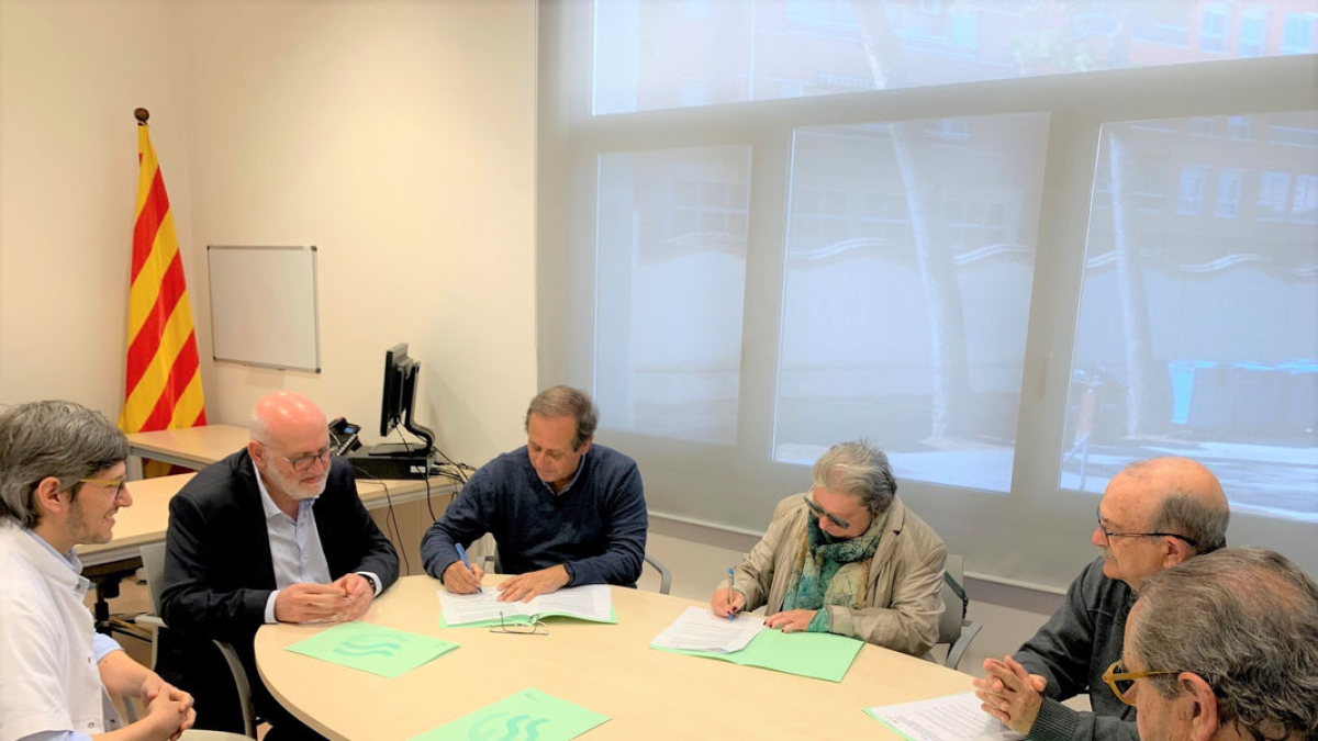 Firma de conveni entre GSS i associacions de salut mental. - GSS