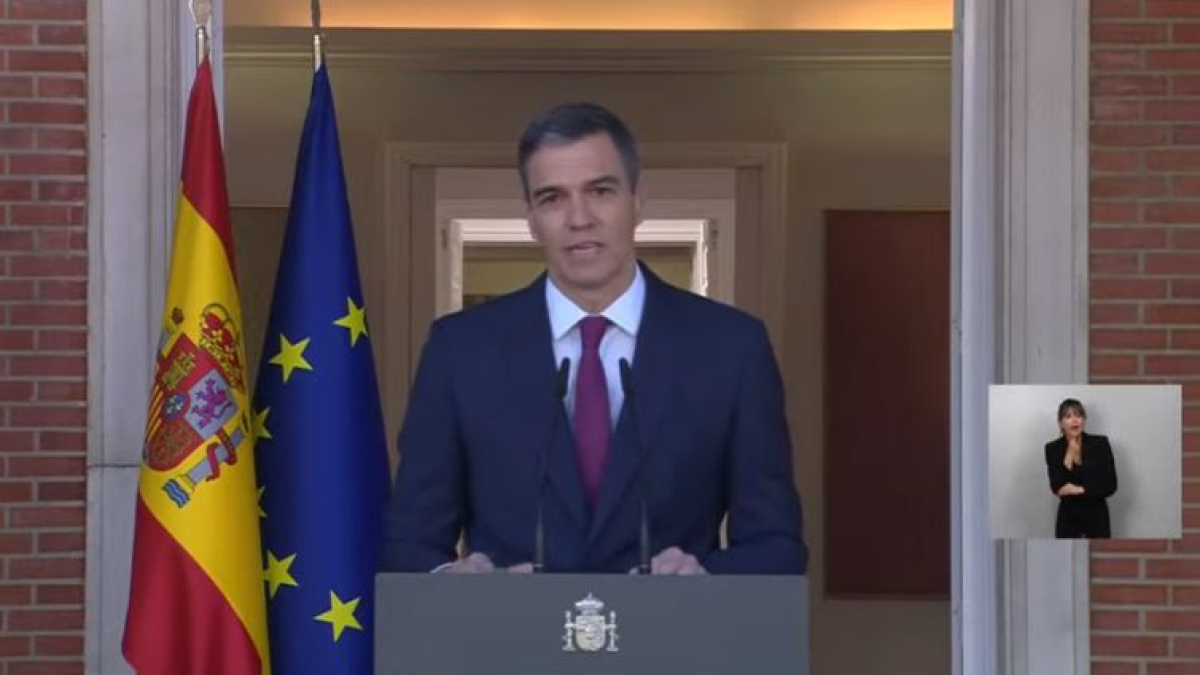 Sánchez, en un momento de su declaración