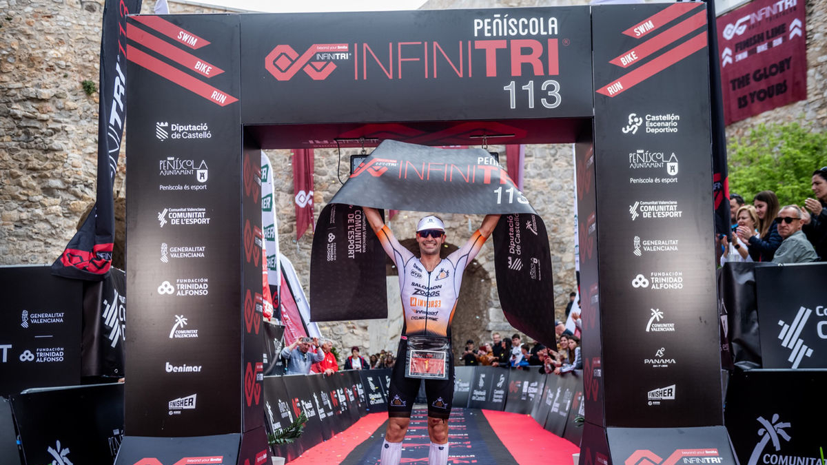 Jordi Montraveta, tras entrar como vencedor en Peñíscola.