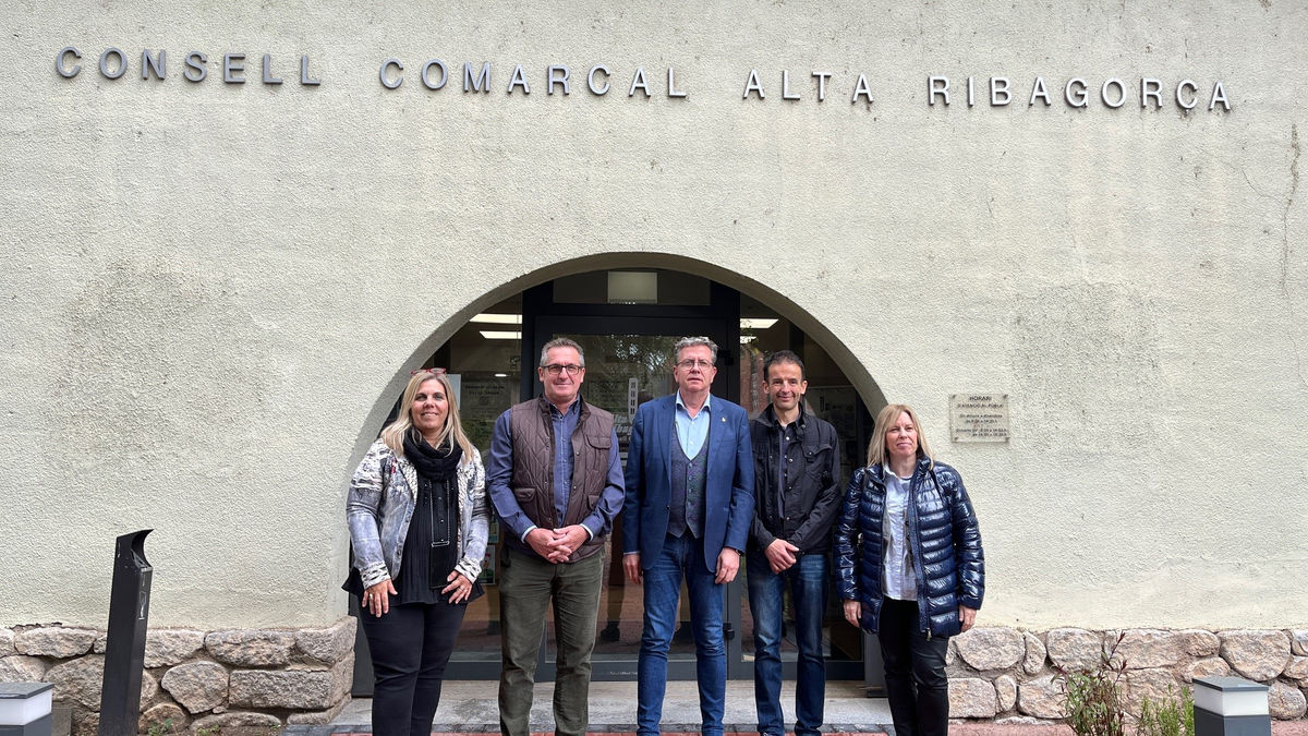 Joan Talarn va visitar ahir el consell de l’Alta Ribagorça. - DIPUTACIÓ DE LLEIDA