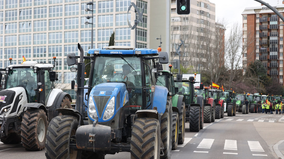 Una de las múltiples tractoradas registradas en los últimos meses. - EUROPA PRESS