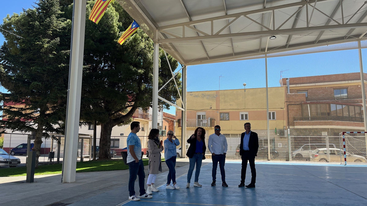 Visita de la Diputación y el ayuntamiento a las obras. - DIPUTACIÓ DE LLEIDA