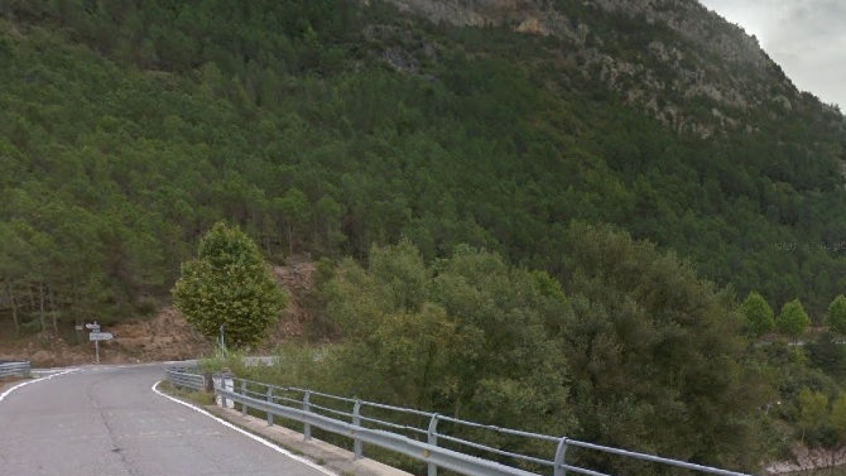 Imatge actual de l’L-401 al pont d’Espia. - GOOGLE MAPS