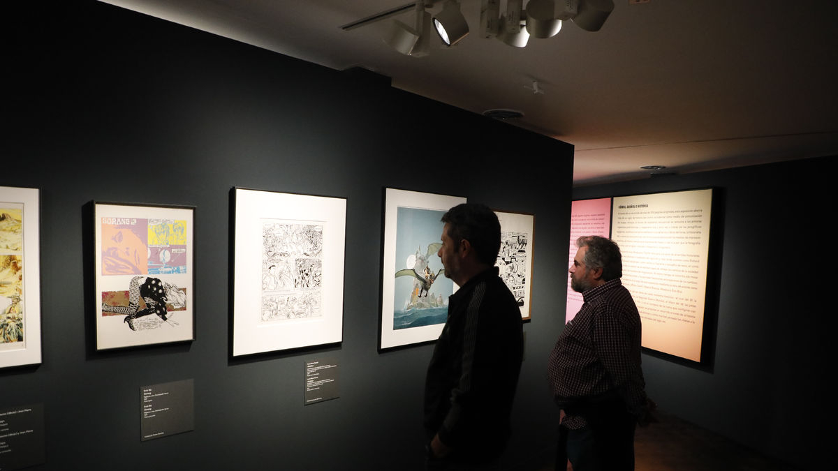 Algunes de les obres exposades a la mostra inaugurada ahir a la seu lleidatana de CaixaForum. - CAIXAFORUM