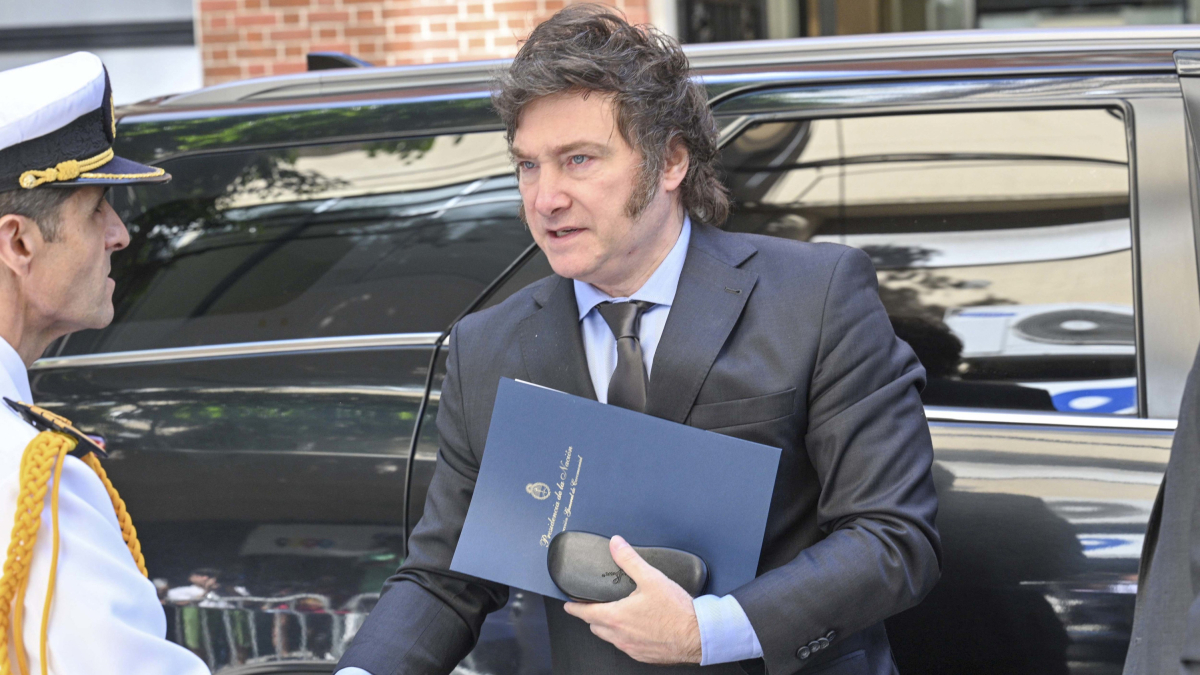 El presidente de Argentina, Javier Milei