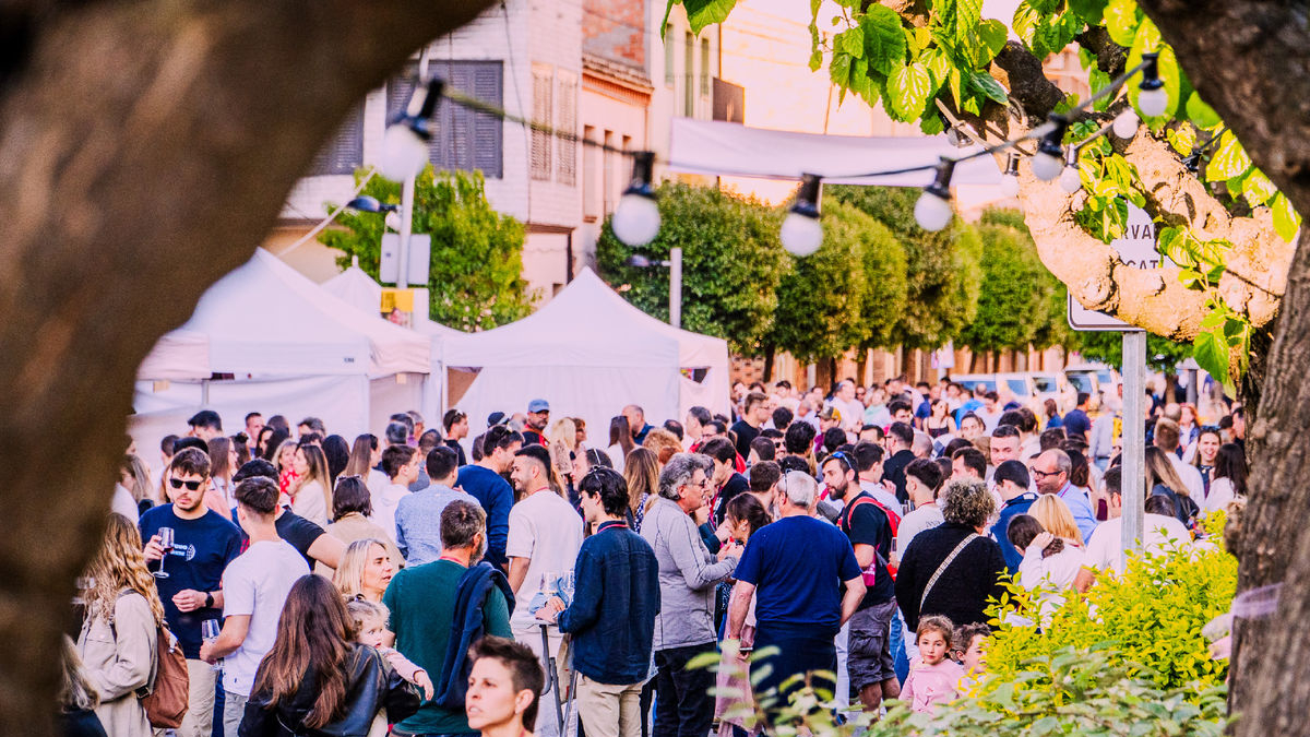 La segona edició del Primavera Wine va omplir de vida dissabte el centre d’Artesa de Segre. - DESIDIUM