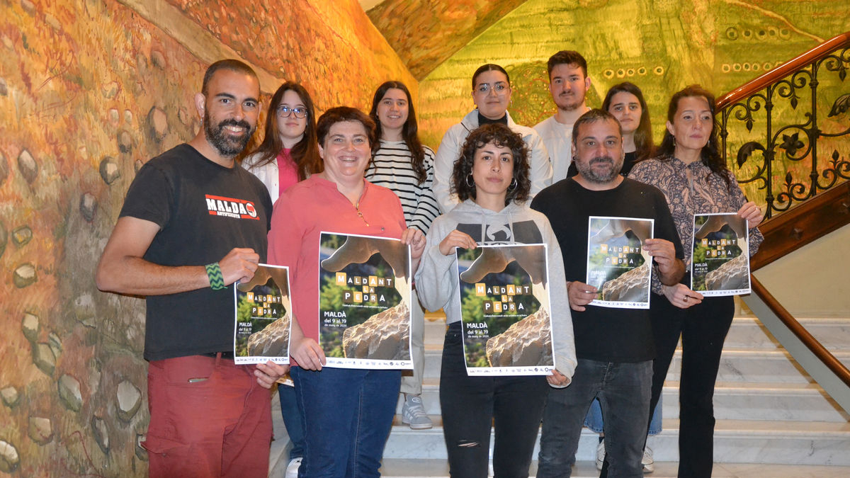 Presentación del Maldant la Pedra, ayer en la diputación de Lleida. - DIPUTACIÓN DE LLEIDA