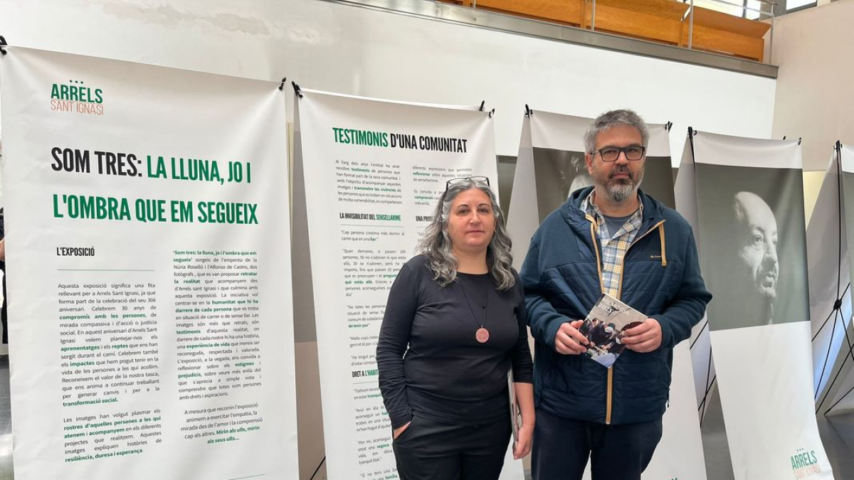 La presentació de la Memòria 2023 d’Arrels Sant Ignasi, ahir a la Universitat de Lleida. - M.C.E.