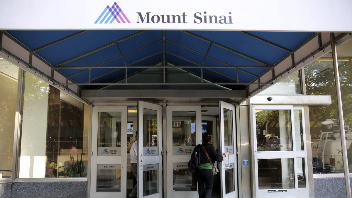 En la imatge d’arxiu, vista general de l’hospital Muntanya Sinaí a Nova York.