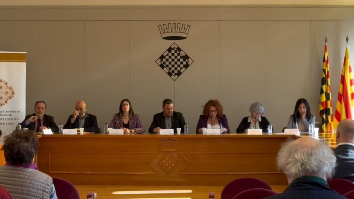 L’acte d’obertura de la 27 Càtedra d’Estudis Medievals Comtat d’Urgell, ahir a Balaguer. - RÀDIO BALAGUER
