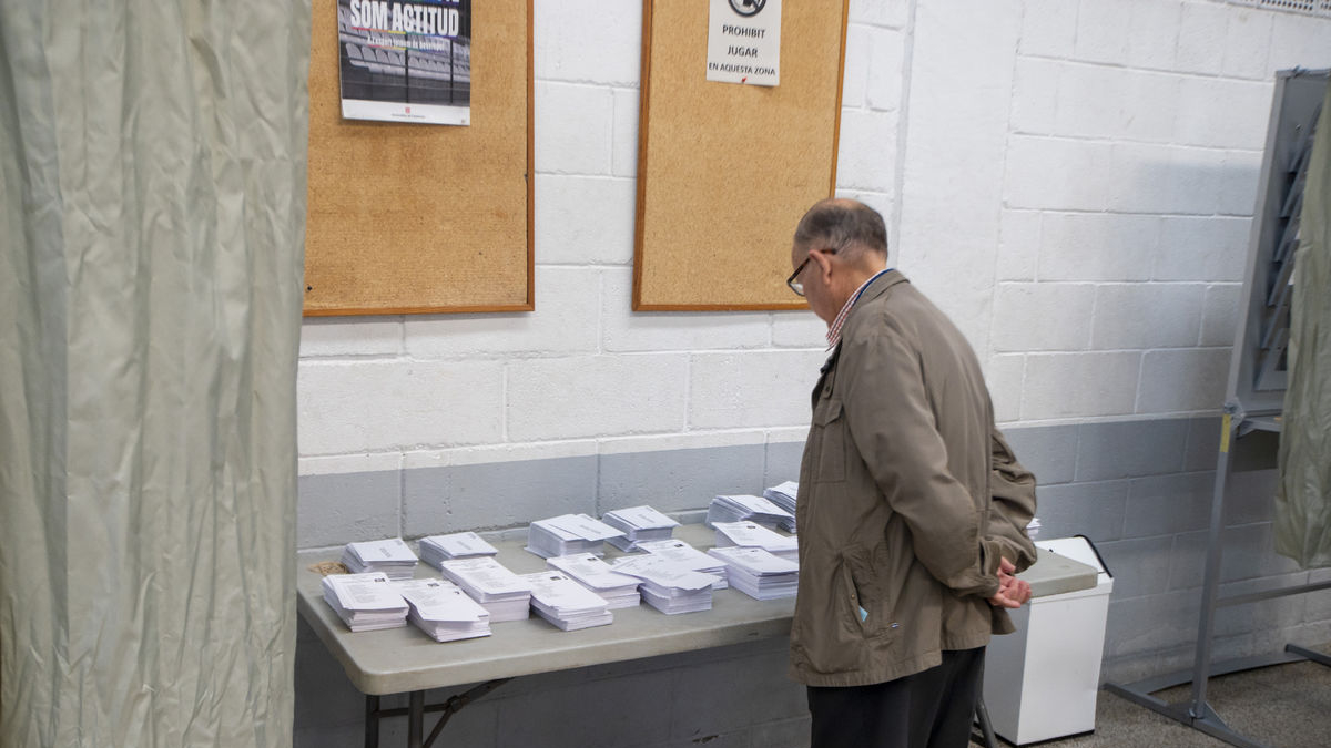 La participación en Lleida ciudad aumentó ligeramente con respecto a las anteriores elecciones catalanas, pero fue la capital de provincia con más abstención. - GERARD HOYAS