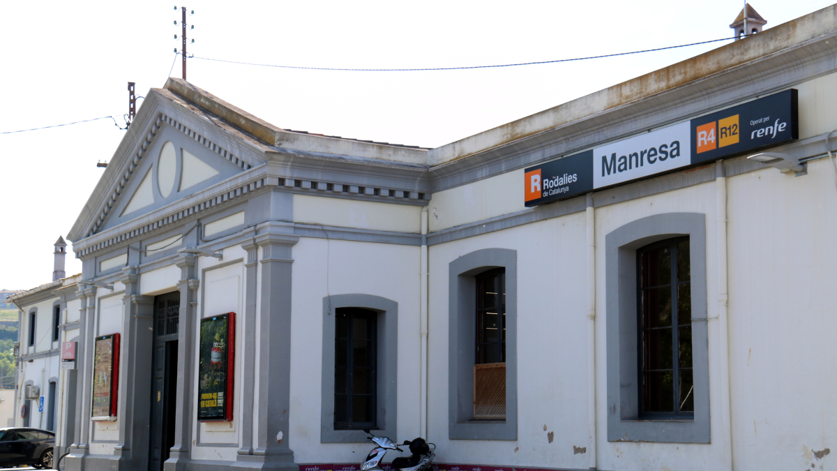 La estación de Renfe de Manresa
